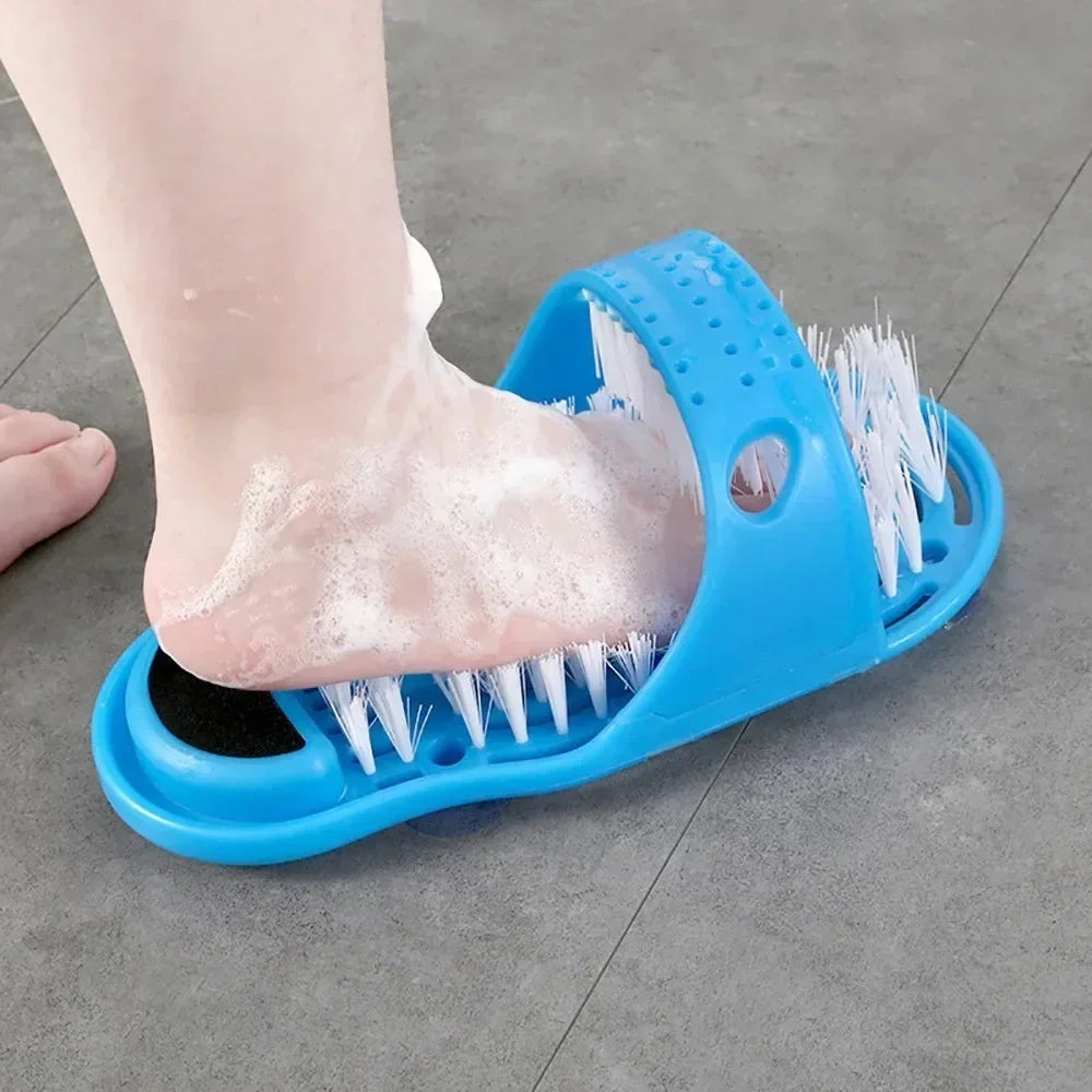 1PC Shower Foot Scrubber Massager Bathroom Bath Foot Brushes Remove Dead Skin Cleaner Spa Exfoliating Washer Wash Slipper Tools