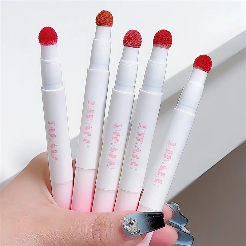 DIKALU Matte Lip Gloss | Air Cushion Lip Powder Cream | Long-Lasting Non-Fading Lip Mud