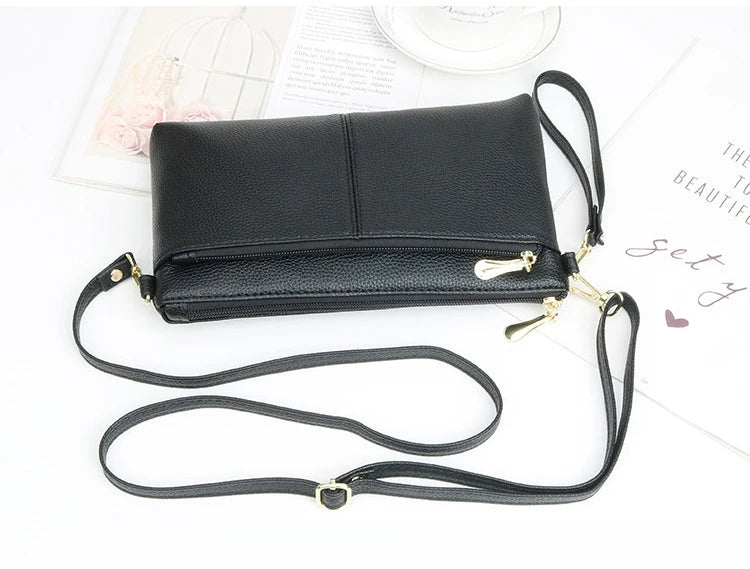 Fashion Women Clutch Bag PU Leather Crossbody Bags Small Shoulder Handbag Female Mobile Phone Purse Bags