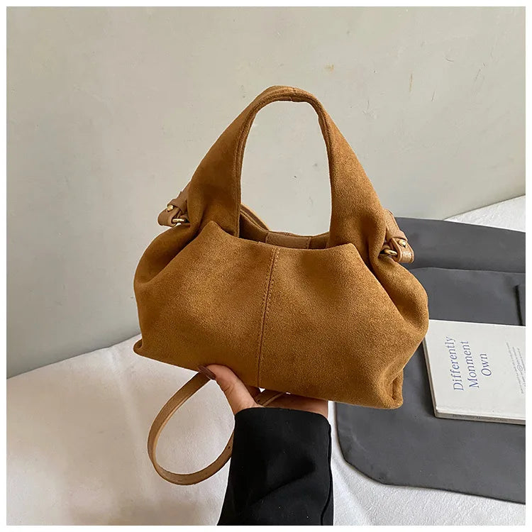 Ladies' Cloud Handbag Autumn New Fashion Dumpling Bun French Texture Shoulder Bag