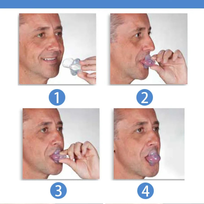 1PC Silicone Anti Snore Device Apnea Aid Snore Stop Tongue Retainer Anti Snoring Mouthpiece