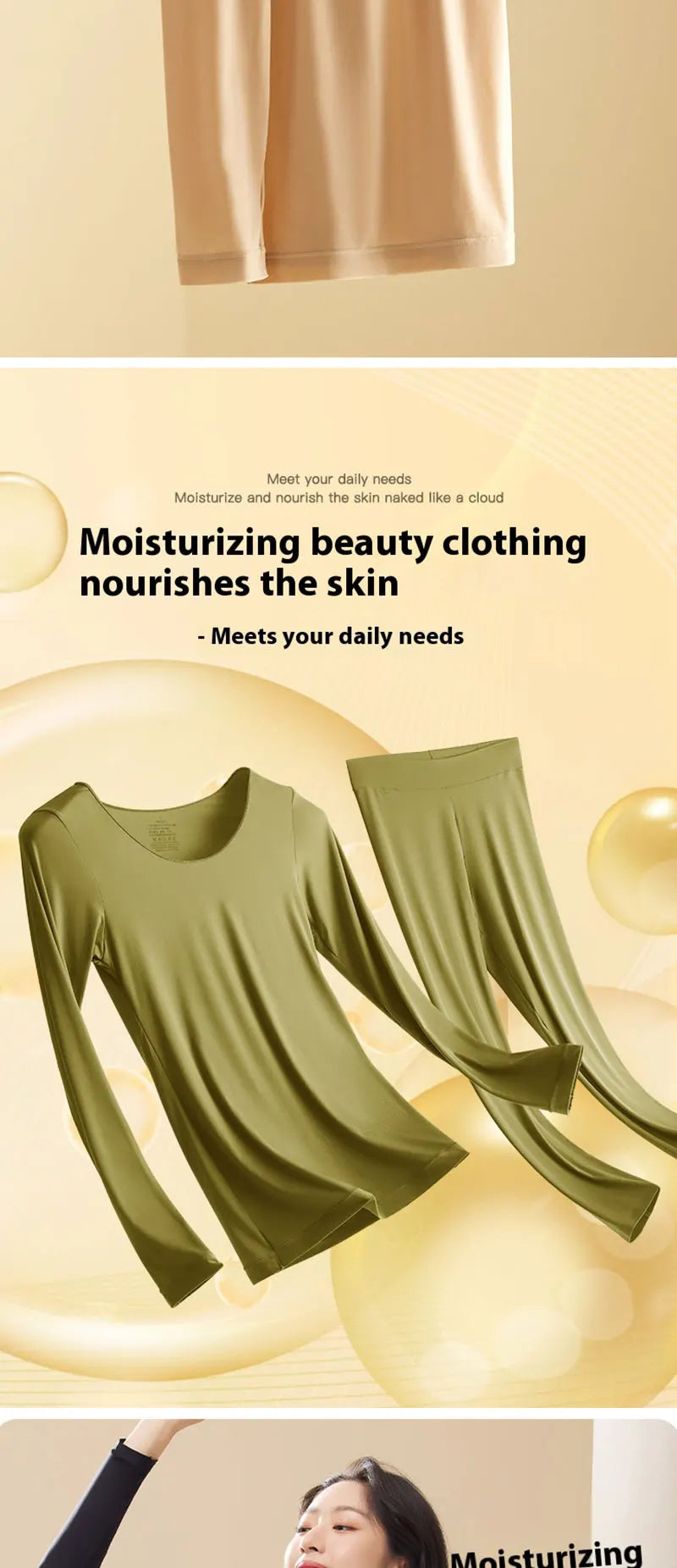 Women's Thermal Underwear Winter Clothes Seamless Thick Double Layer Warm Lingerie Women Thermal Clothing Set Woman 2 Pieces