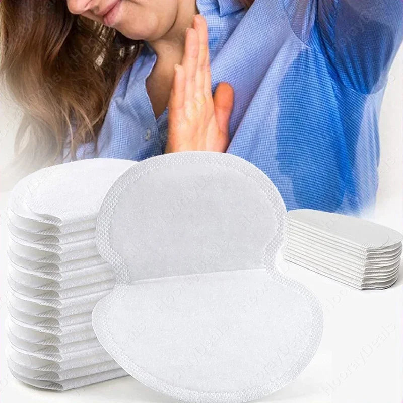 10/20/40/50pcs Unisex Sweat Pads Summer Deodorants Underarm Anti Perspiration Sweat Pads Disposable Absorb Sweat Shield Pad
