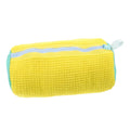 1PC Durable Shoe Washing Machine Bag for All Shoe Types-Yellow/Grey with Zipper for Sneakers and Casual Shoes Laundry Wash Bag