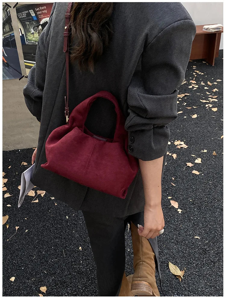 Ladies' Cloud Handbag Autumn New Fashion Dumpling Bun French Texture Shoulder Bag