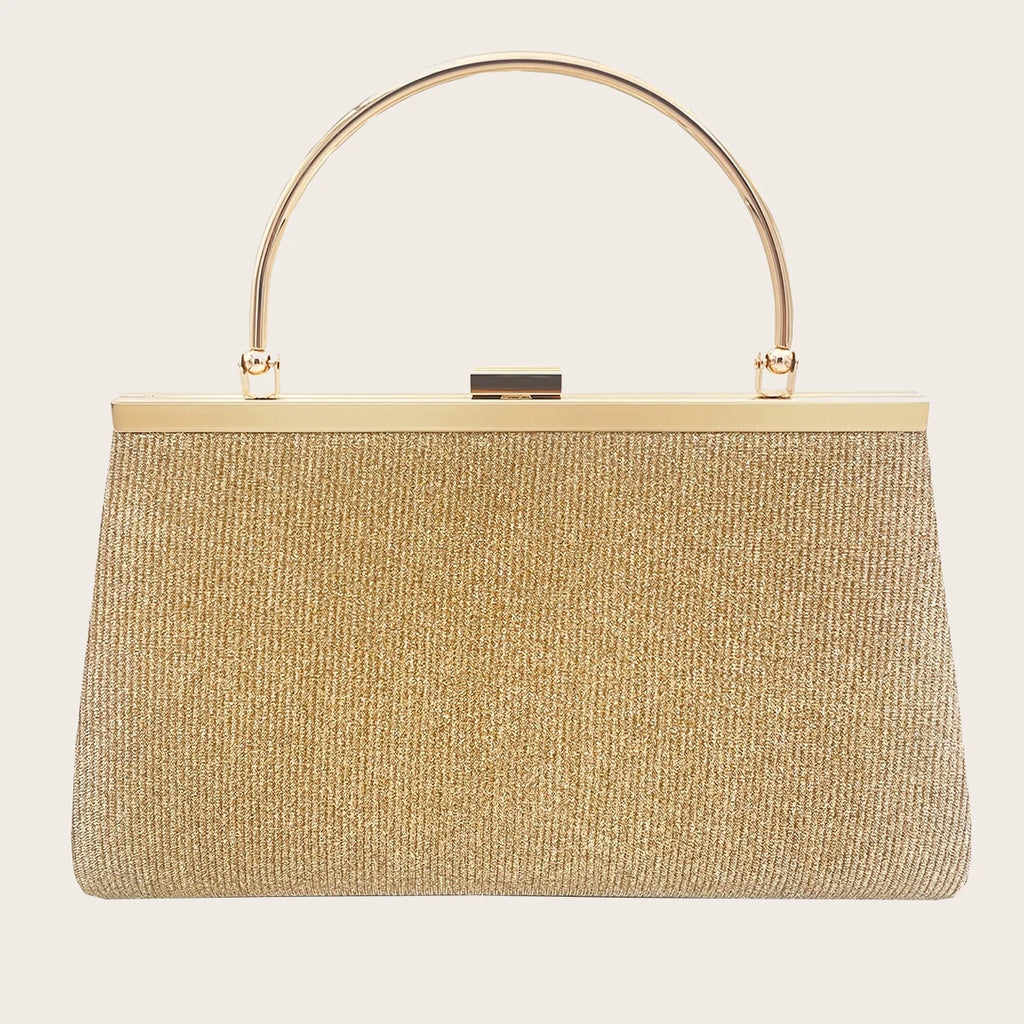 Women's Handbag Wedding Party Elegant Gold Evening Clutch Bag Female Long Purse Fashion Shoulder Bag