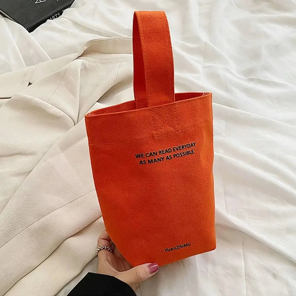 Casual Handbags Canvas Shoulder Crossbody Bags Large Capacity Shopper Bag Letters Shoulder Crossbody Bags Purse
