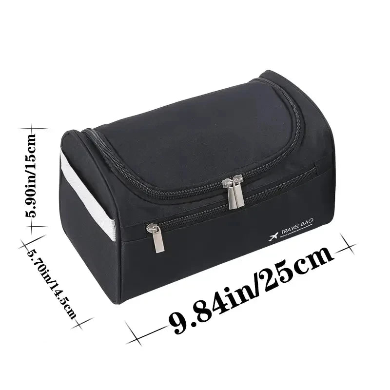 Leather Toiletry Bag for Men Women Dopp Kit Mens Hanging Toiletry Bag Travel Toiletry Bag for Traveling Large Cosmetic Bag for T