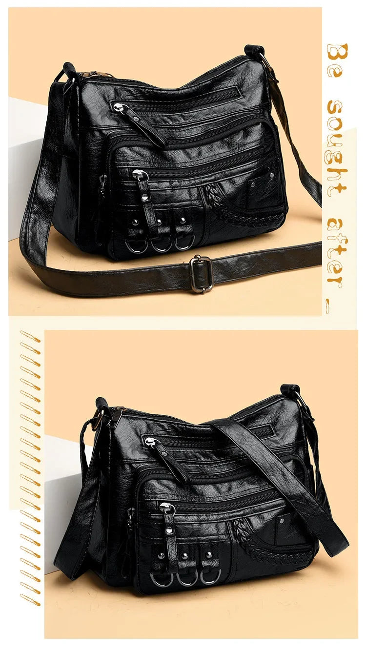 Women Crossbody Shoulder Bag New Premium Fashion Handbag For Moms Stylish Lightweight Everyday Tote With Adjustable Strap