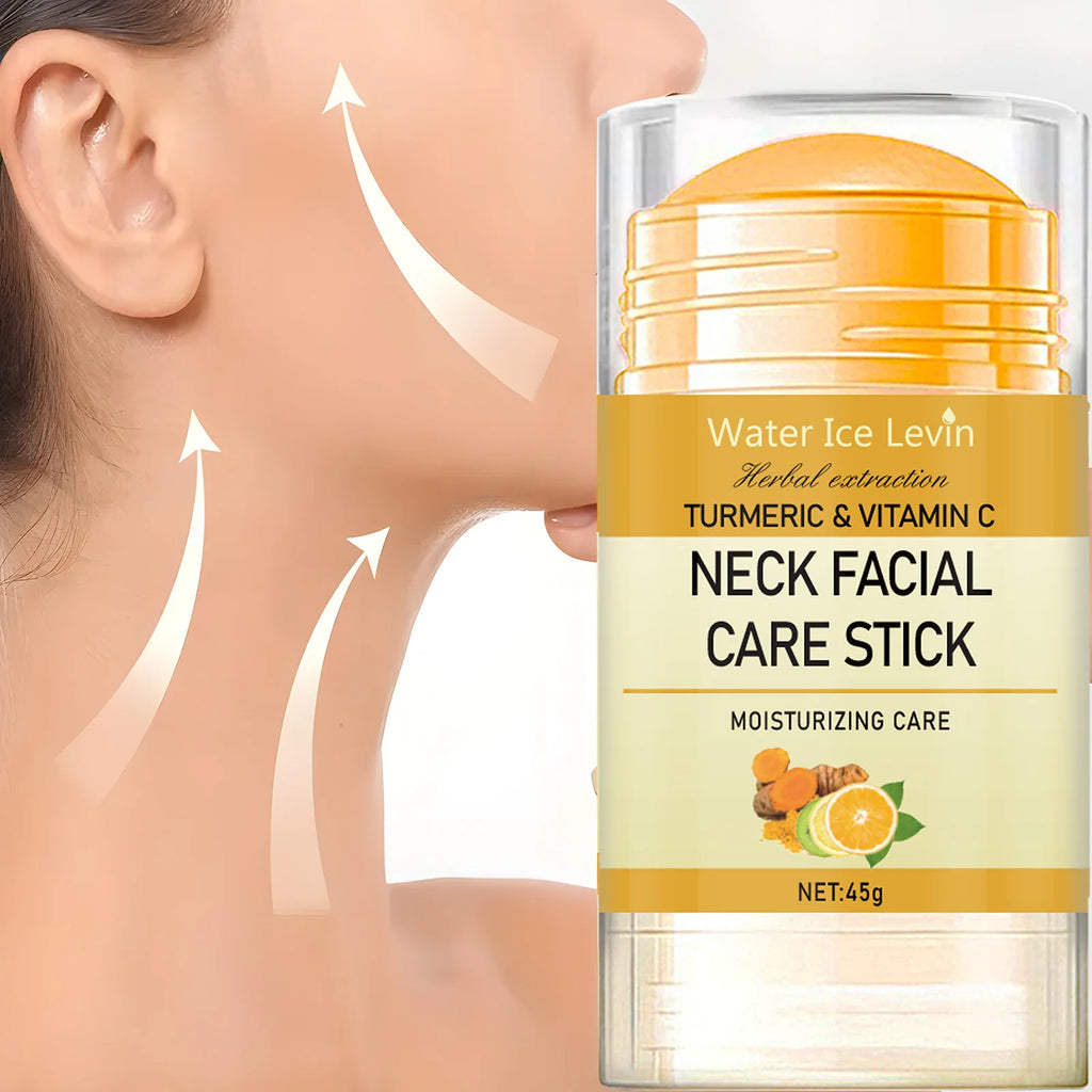 Turmeric&Vitamin C Neck Facia  Care Wrinkle Lines Lifting Whitening Tighten Double Chin Anti-age Rejuvenation Skin Care Product