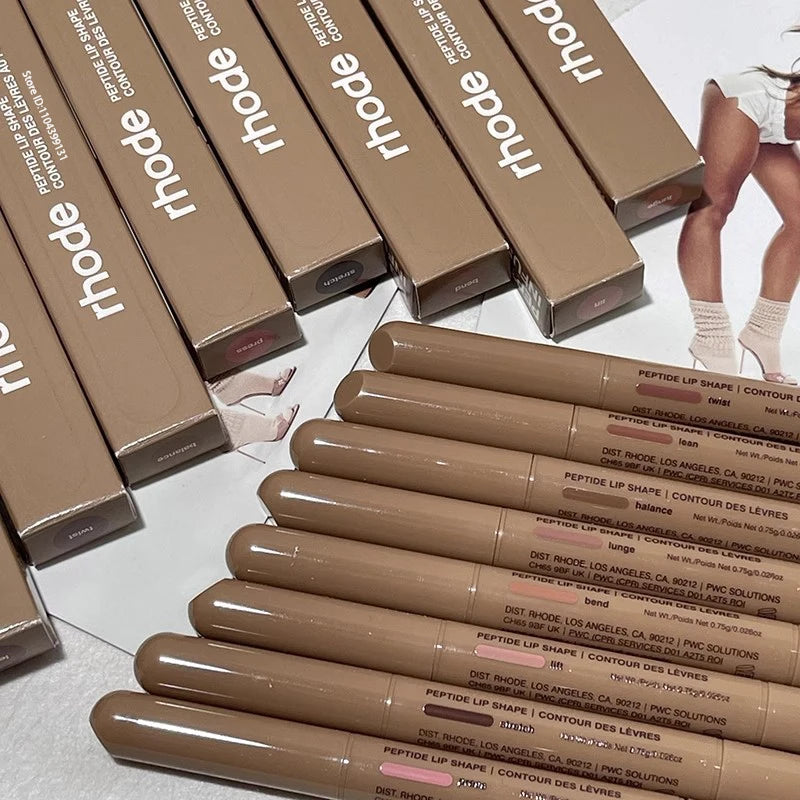 Skin Peptide Lip Shape Pen Lip Liner Long Lasting