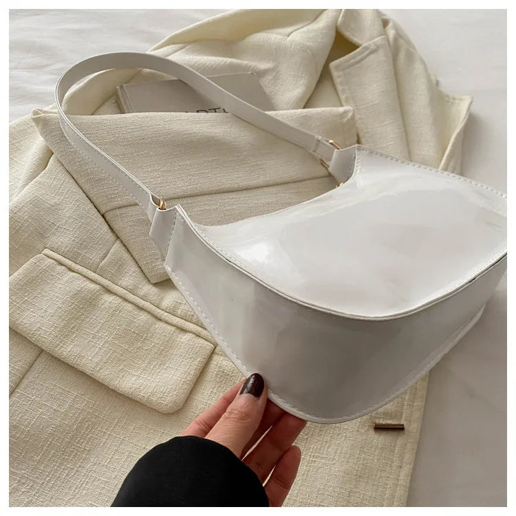 New Simple Casual Underarm Women's Bag Foreign Textured Hand Carry Small Square Bag Fashion Versatile Commuter Shoulder Bag