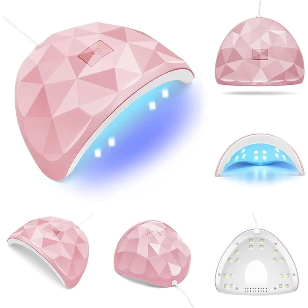 Nail Dryer Lamp UV Light for Nails Eyes Protection UV Lamp for Gel Nails Gel Nail Polish Curing Dryer Home Salon Tool
