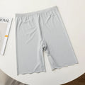 Seamless Ice Silk Safety Short Pants Women Thin Plus Size High Waist Under Skirt Boxers Panties Anti Rub Thigh Safety Shorts
