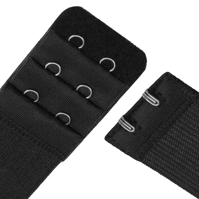9pcs Soft Bra Extenders, 2-Hook 3-Row Adjustable, Comfort-Fit Back Extender for Women