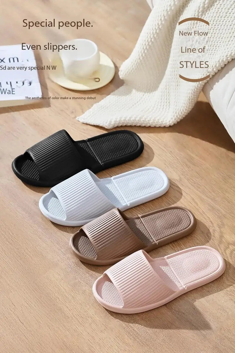 Bathroom House Slippers Leaking Quick-Drying Shower Slipper Light Weight Waterleaky Beach Flip Flops Women Swimming Slides