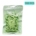 500 Pieces Ultra-Fine Dental Floss Picks for Adults Portable Toothpicks And Floss Combination Bulk Pack Household Dental Care Se