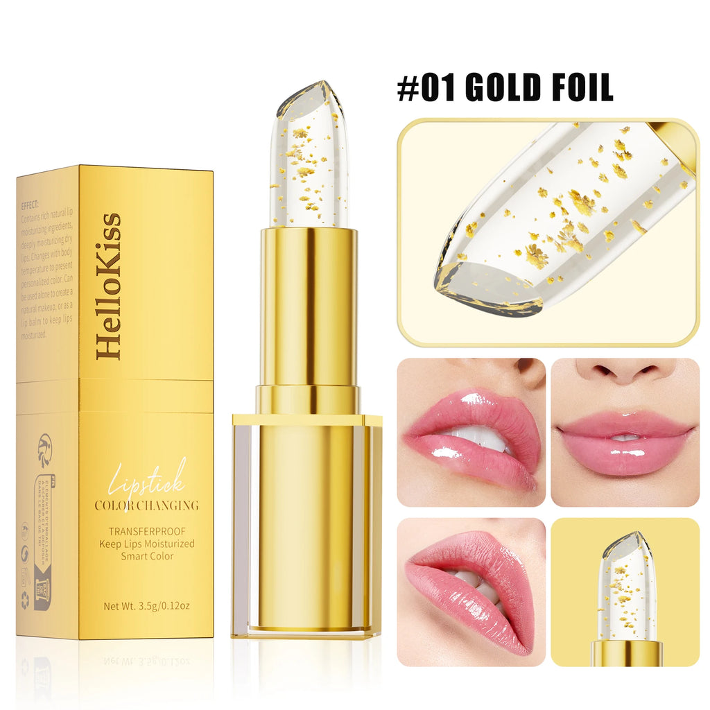 Color Changing Lipstick Long Lasting 24 Hours Moisturizing Glossy Shine Lip