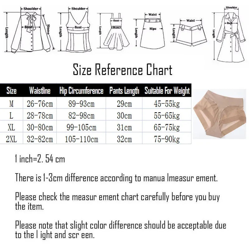 CHUANGERM Women's High Waist Tummy Control Butt Lifter Slimming Shaping Panties Shapewear Trainer Underwear