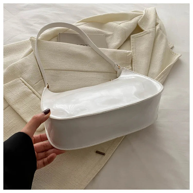 New Simple Casual Underarm Women's Bag Foreign Textured Hand Carry Small Square Bag Fashion Versatile Commuter Shoulder Bag