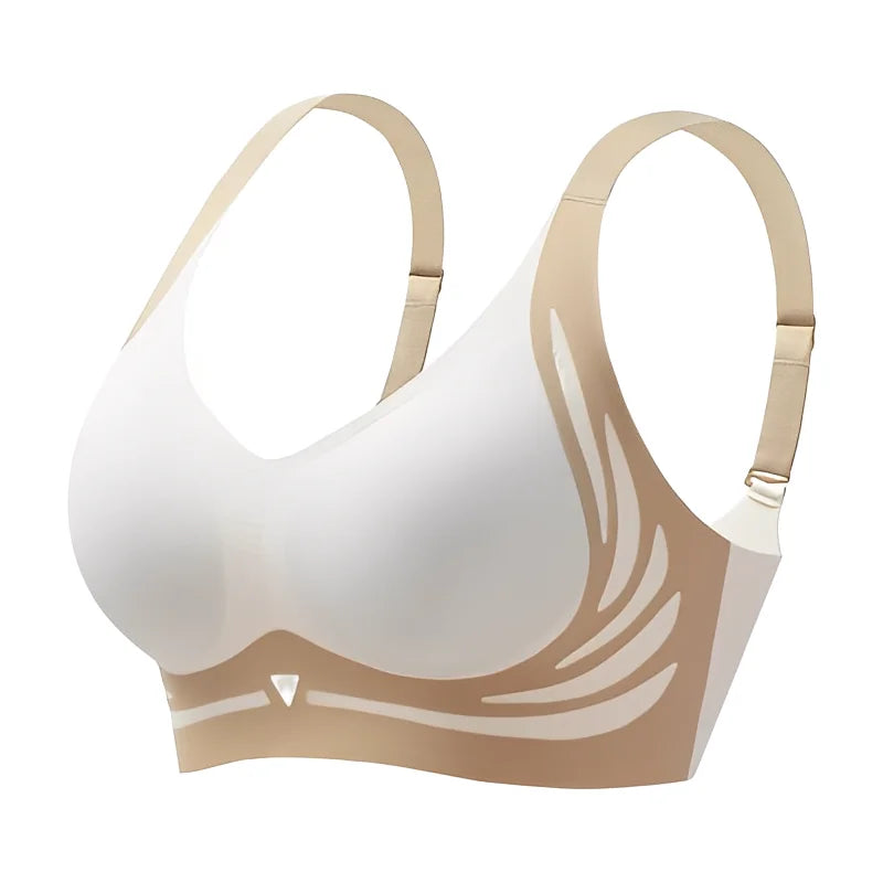 Women Push Up Bras Seamless Comfortable Angel Wings Set Trendy Soft Breathable Underwear Female No Wire Lingerie Plus Size