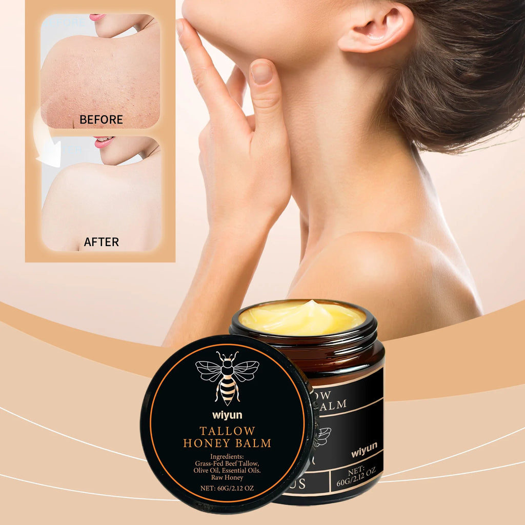 Tallow Honey Cream Glow Hydrating Skin Improve Elasticity Soft Bleaching Improve Dullness Firming Face Body Moisturizer Lotion