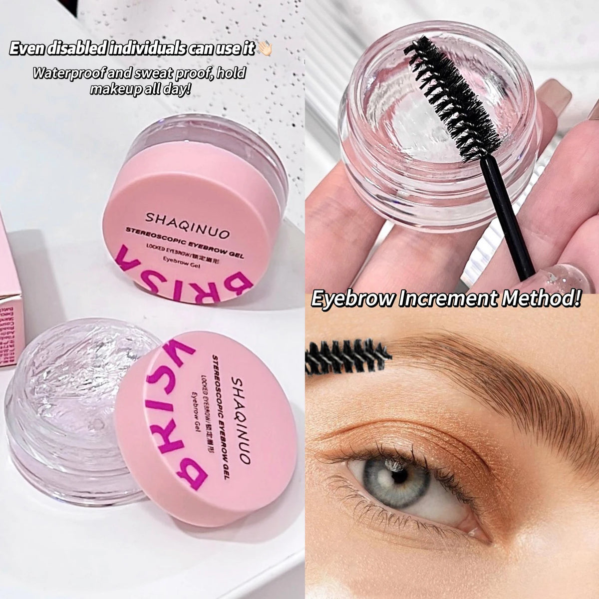 Three-dimensional Eyebrow Shaping Soap Eyebrow Gel Gel Texture Creates Natural Eyebrows Styling