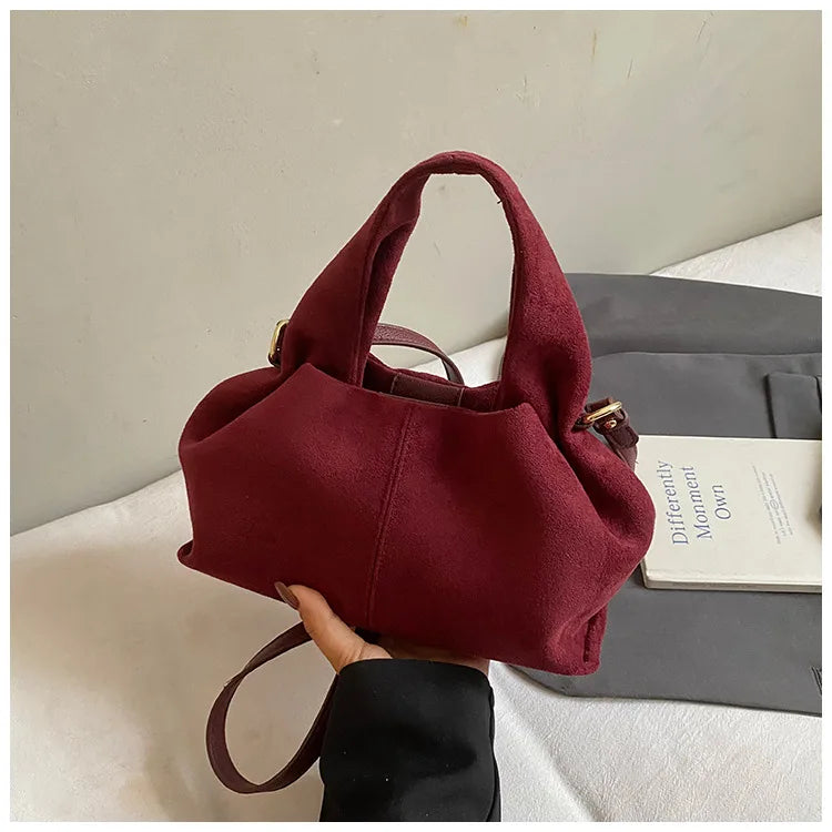 Ladies' Cloud Handbag Autumn New Fashion Dumpling Bun French Texture Shoulder Bag