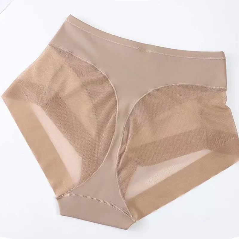 CHUANGERM Women's High Waist Tummy Control Butt Lifter Slimming Shaping Panties Shapewear Trainer Underwear