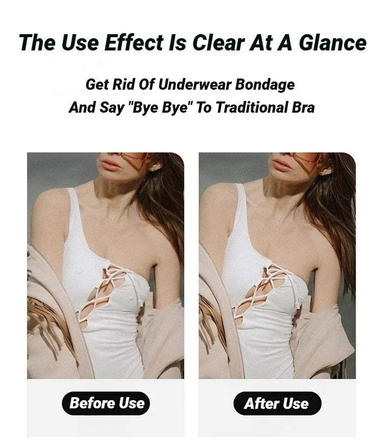 CHUANGERM Women Nipple Cover Chest Stickers Seamless Breathable Self-Adhesive Comfortable Invisible Coverage