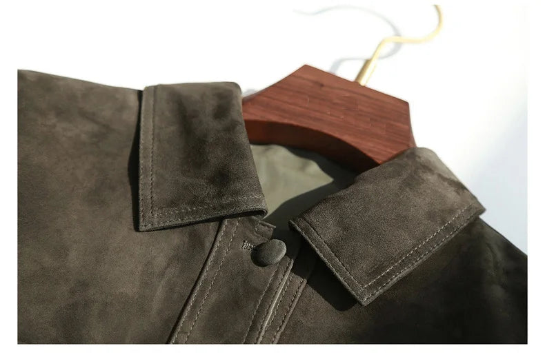 Classic Quality Leather Jacket For Women 2025 Winter Cashmere Suede Leather Coat Female Slimming Versatile Jaqueta Streetwear
