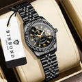 BINBOND Quartz Watches For Women Luminous Waterproof Stainless Steel Ladies Watch Montre Femme Luxe De Marque Reloj With Box