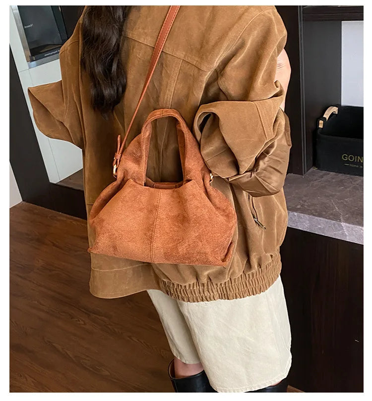 Ladies' Cloud Handbag Autumn New Fashion Dumpling Bun French Texture Shoulder Bag