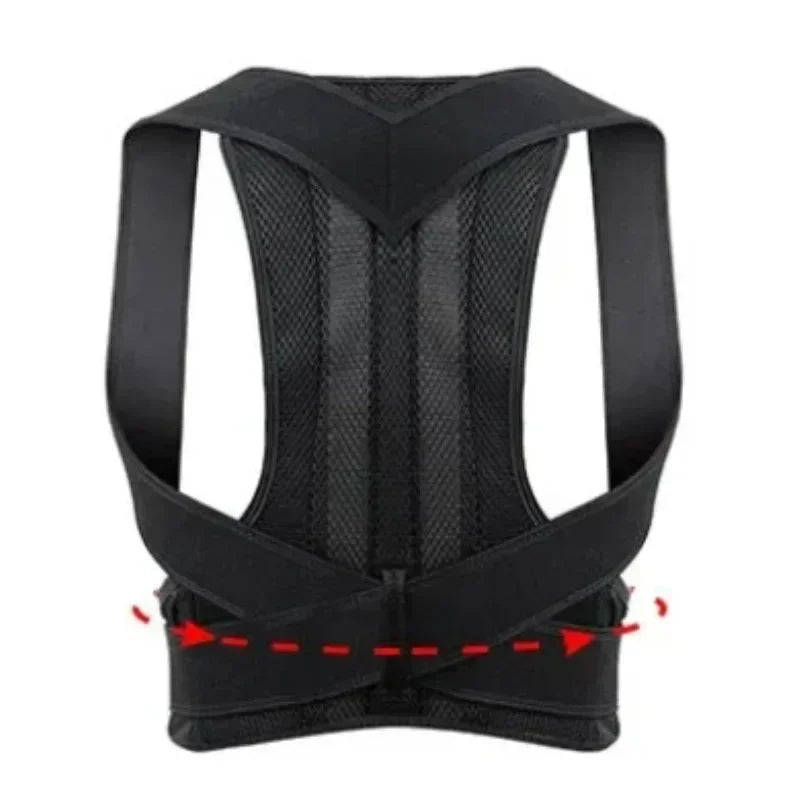 Back Posture Brace Clavicle Support, Stop Slouching And Hunching, Adjustable Back Trainer Unisex, Order A Size Up