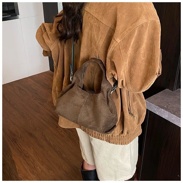 Ladies' Cloud Handbag Autumn New Fashion Dumpling Bun French Texture Shoulder Bag