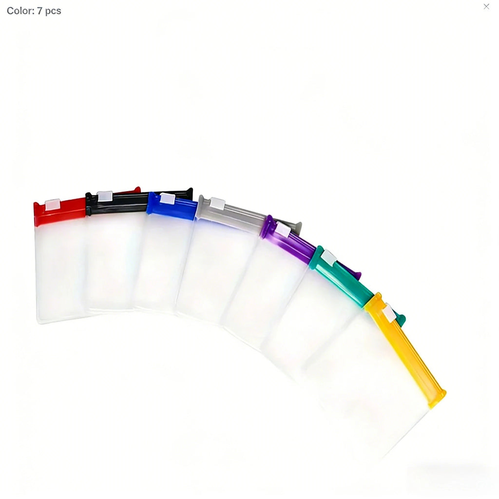 7pcs Pill Pouch Bags Reusable Zippered Pill Pouch Set Medicine Organizer Self Sealing Translucent Medicine Bags Travel Bags