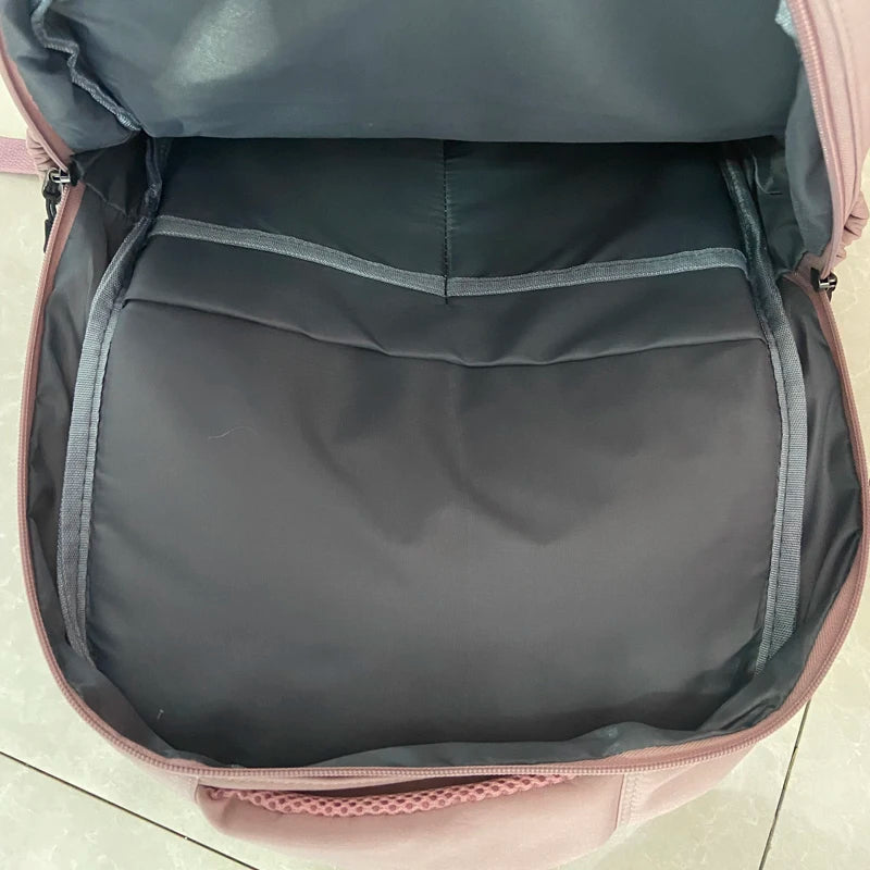 New Female Fashion Men High Capacity Waterproof College Backpack Trendy Women Laptop School Bags Cute Girl Travel Book Bag Cool