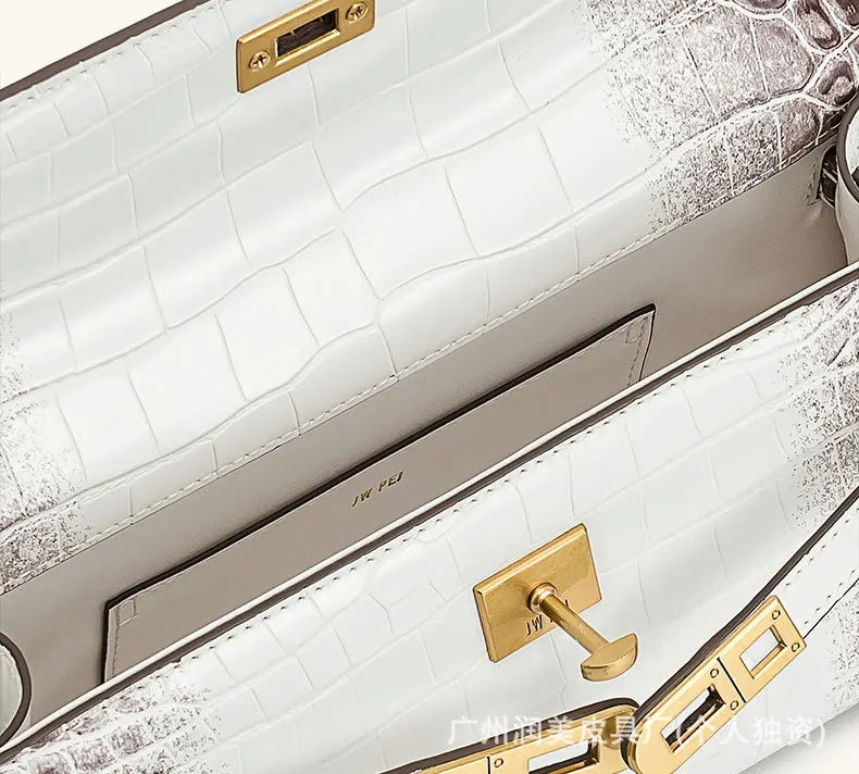 JW PEI Handbag, Crocodile Pattern, New Style, High-end, Handbag/crossbody Bag for Women
