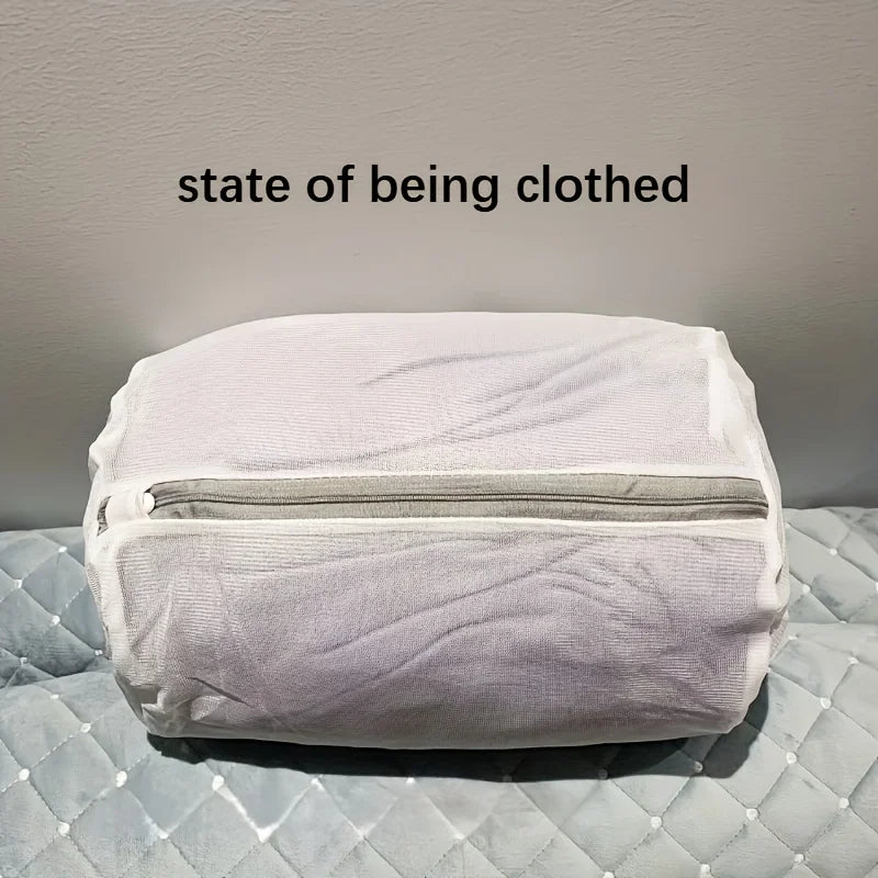 1/2pcs Versatile Shoe Washing Bag - Durable Mesh Laundry Bag for Sneakers Running Shoes Socks & Bras with Zipper Laundry Bag