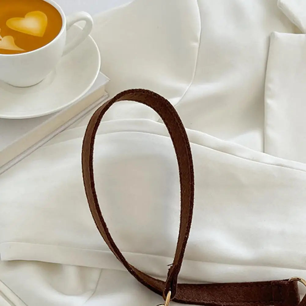 Mini Women Shoulder Bags Fashion Felt Women's Bag Advanced Design Underarm Handbags Mini Saddle Bag
