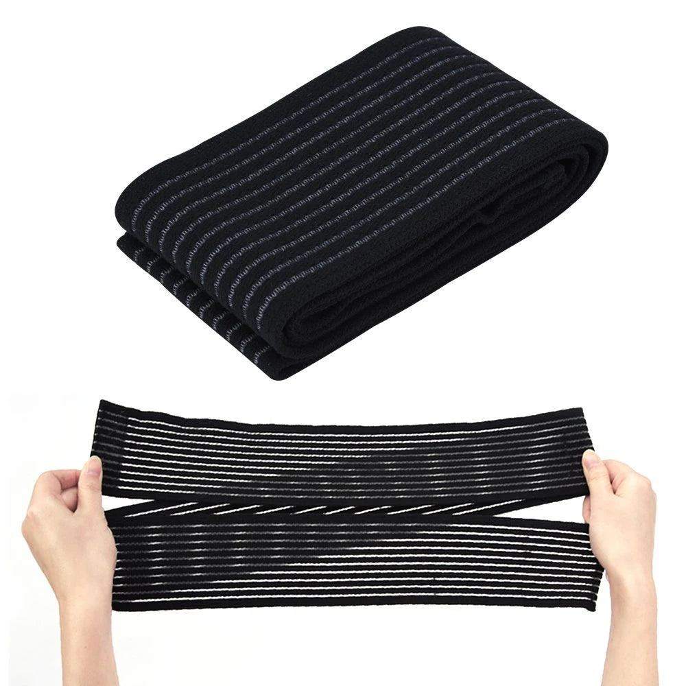 TIKE Elastic Breathable Wrap Ankle Support Brace Compression Knee Elbow Wrist Ankle Hand Support Wrap Gym Sports Bandage Strap