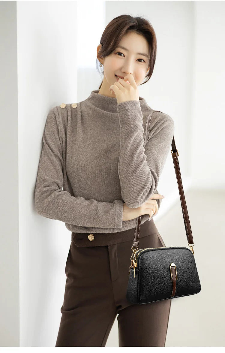 Women Handbag Designer Cowhide Flap Bag Luxury Women's Messenger Bags Crossbody Bags For Women