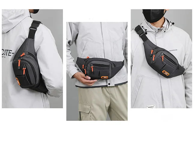 Mobile Waist Bag For Both Men And Women Multifunctional Large Capacity Anti Splash Business Wear-resistant Construction Site