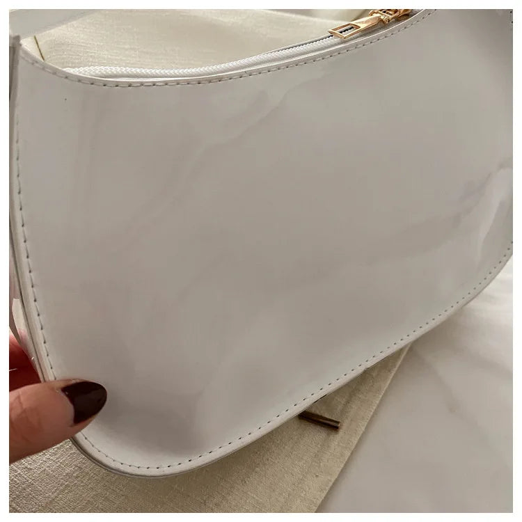 New Simple Casual Underarm Women's Bag Foreign Textured Hand Carry Small Square Bag Fashion Versatile Commuter Shoulder Bag