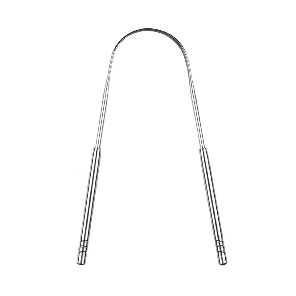 1pcs/2pcs/3pcs Metal Tongue Scraper Cleaner for Adults & Kids, Portable Stainless Steel Tongue Scrapers Brushes for Removing