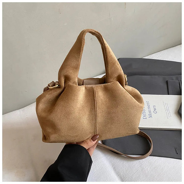 Ladies' Cloud Handbag Autumn New Fashion Dumpling Bun French Texture Shoulder Bag