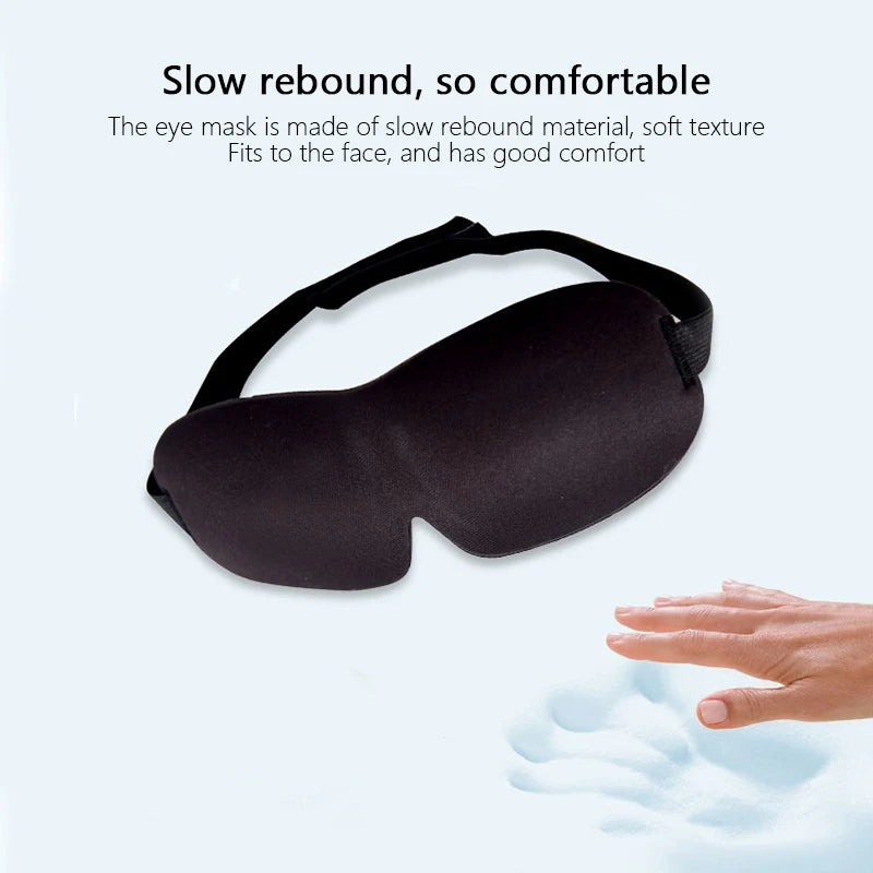 Eye Mask for Sleeping 3D Contoured Cup Blindfold Concave Molded Night Sleep Face Masks Block Out Light with Women Men Eyepatch