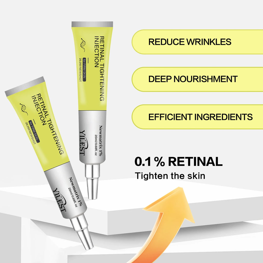 Retinal Eye Cream 20ml with Retinol Ceramide Panthenol Hydrating Firming Eye Care Cream for Fine Line Skin Care