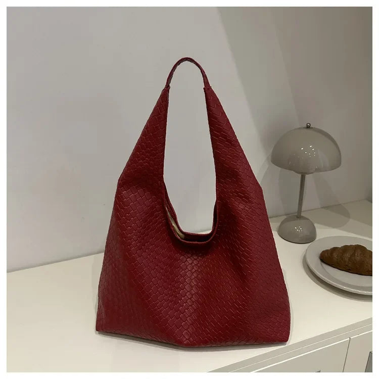Women Retro Large Hobo Shoulder Tote Bag for Daily Work Travel