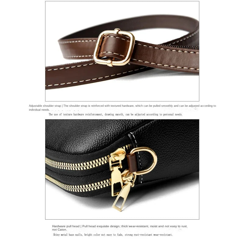 Women Handbag Designer Cowhide Flap Bag Luxury Women's Messenger Bags Crossbody Bags For Women